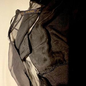 Zara long black dress pants - perfect for a night out